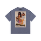 Vintage Foxy Brown Washed Oversized Cotton T-Shirt