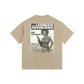 Vintage Rebellious JukeBox Washed Oversized Cotton T-Shirt