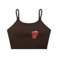 Stay Wild Spaghetti Strap Yoga Sports Bra