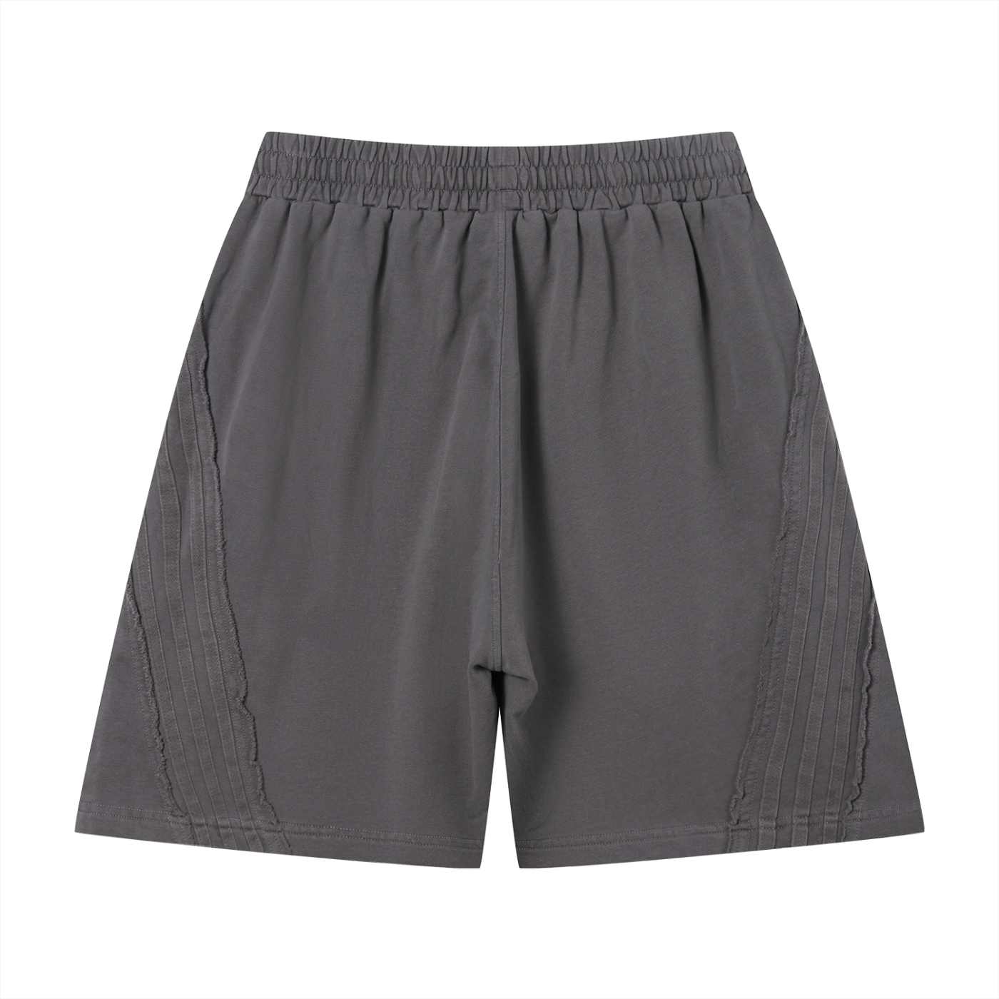 Mona Lisa Unisex Vintage Wash Raw Edge Shorts