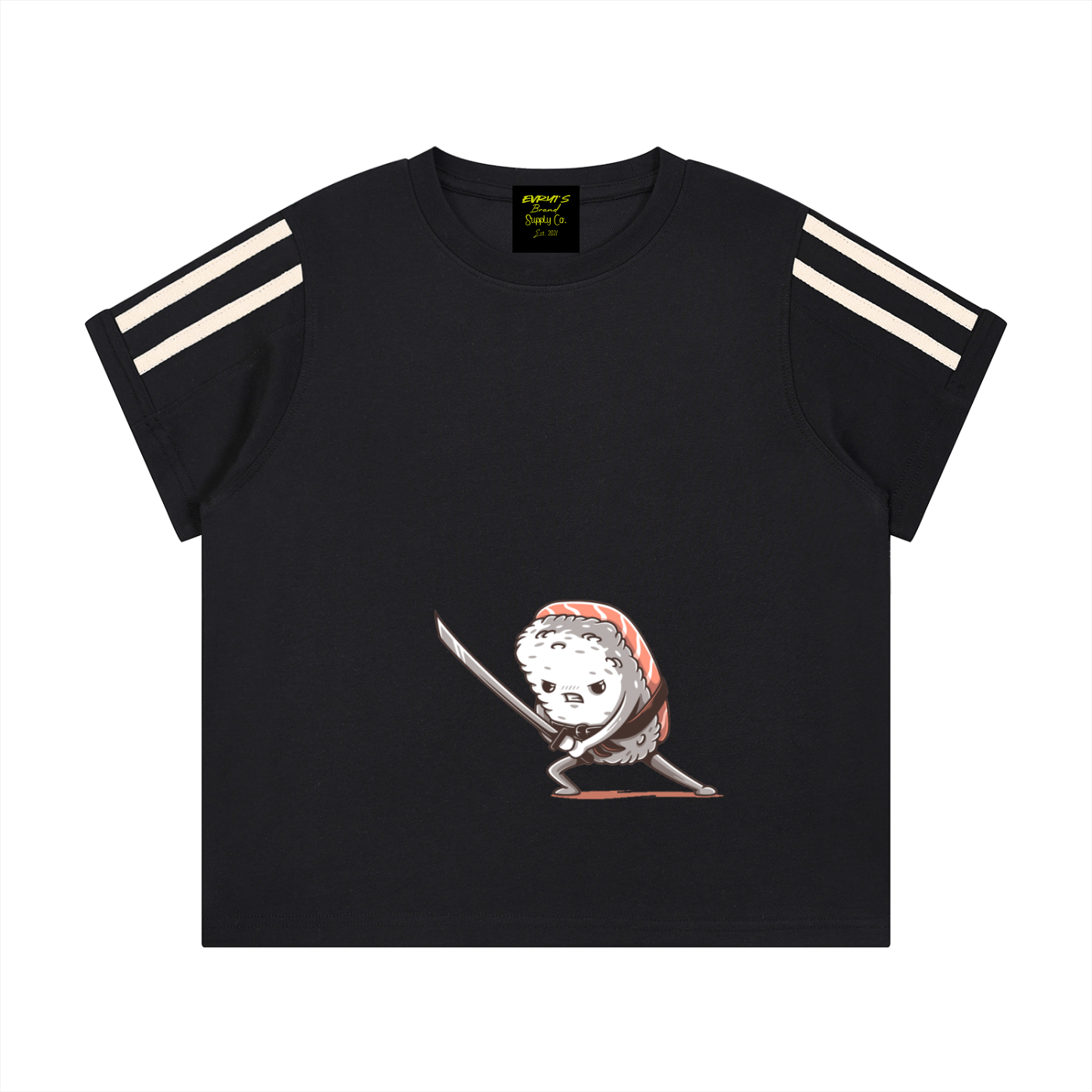 Sushi Samurai Women's Varsity Stripe T-Shirt