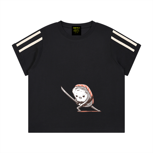 Sushi Samurai Women's Varsity Stripe T-Shirt
