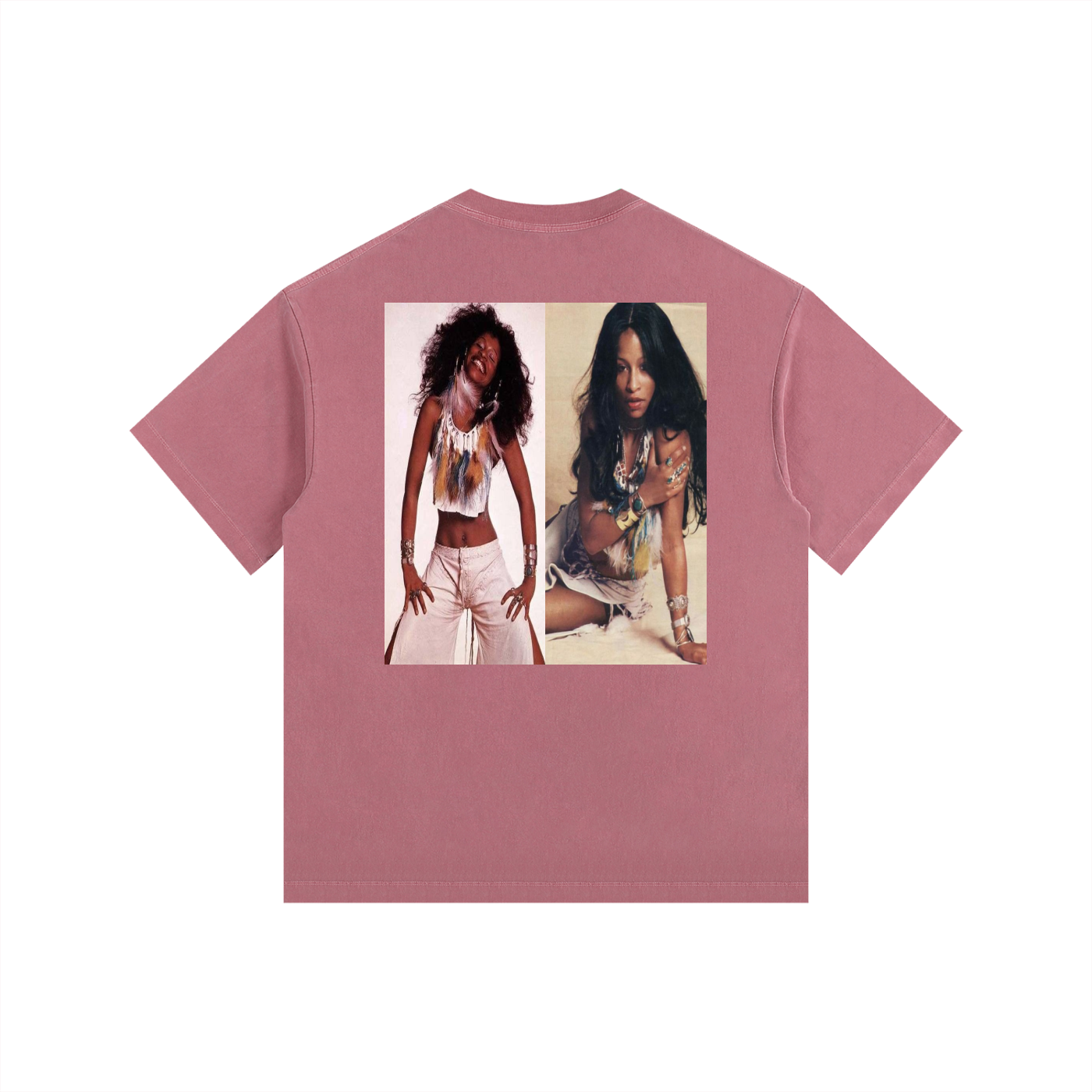 Vintage Chaka Khan Washed Oversized Cotton T-Shirt
