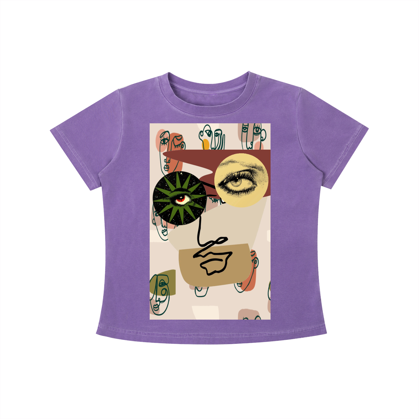 I am Beautiful Vintage Wash Slim Fit T-shirt