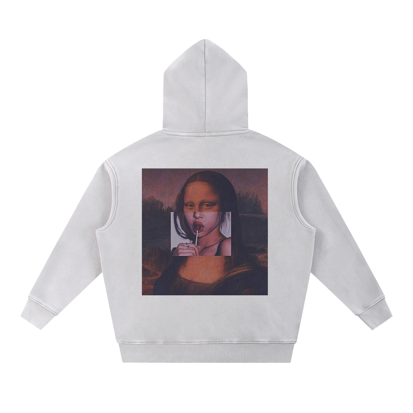 New York Snow Wash Fleece Oversize Hoodie