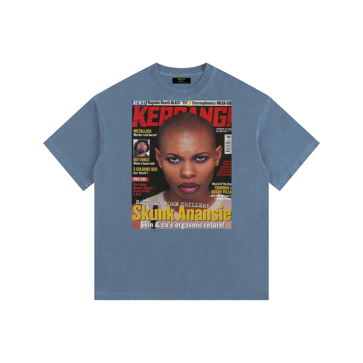 Vintage Skunk Anasie Washed Oversized Cotton T-Shirt