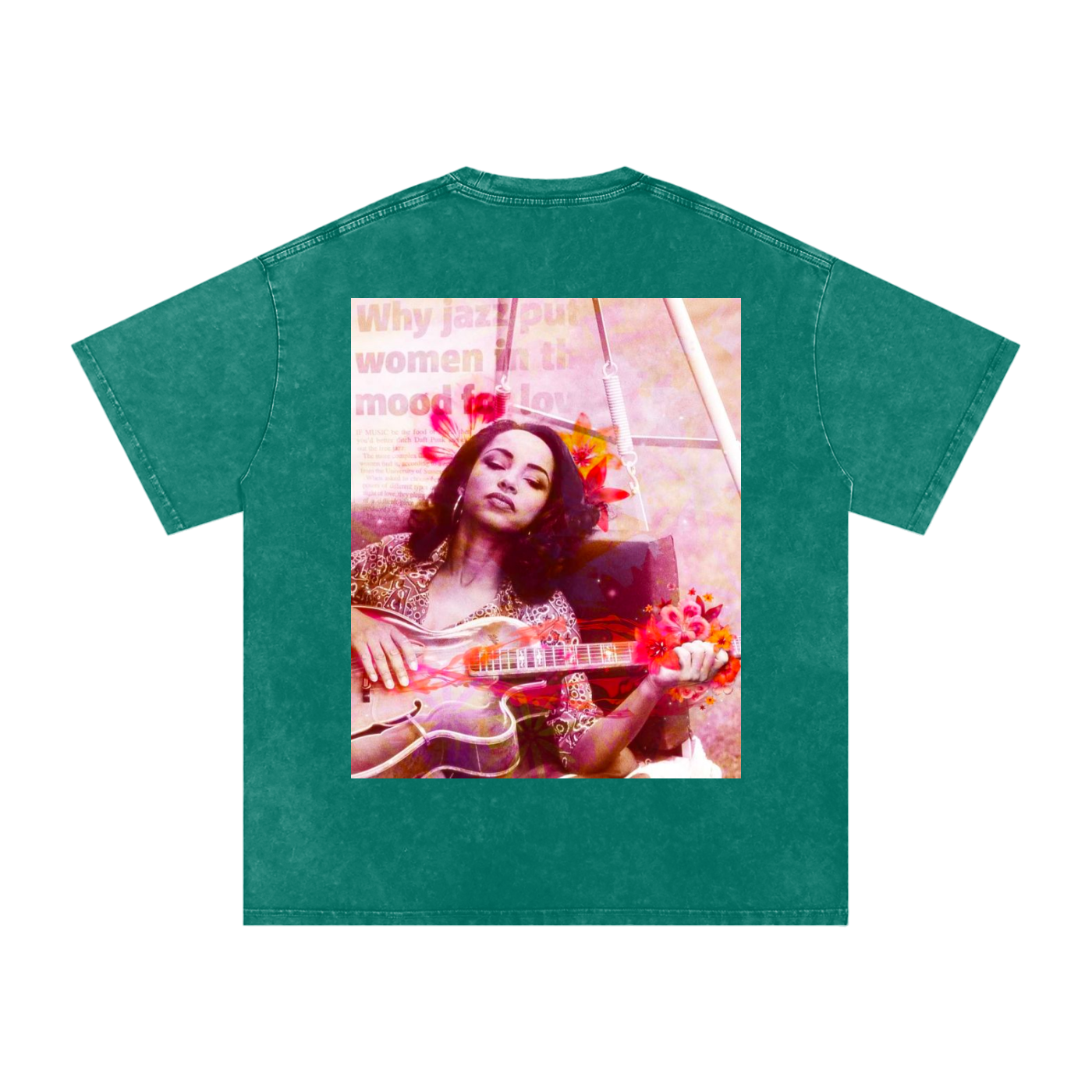 Sade #2 Snow Washed Oversized Cotton T-Shirt
