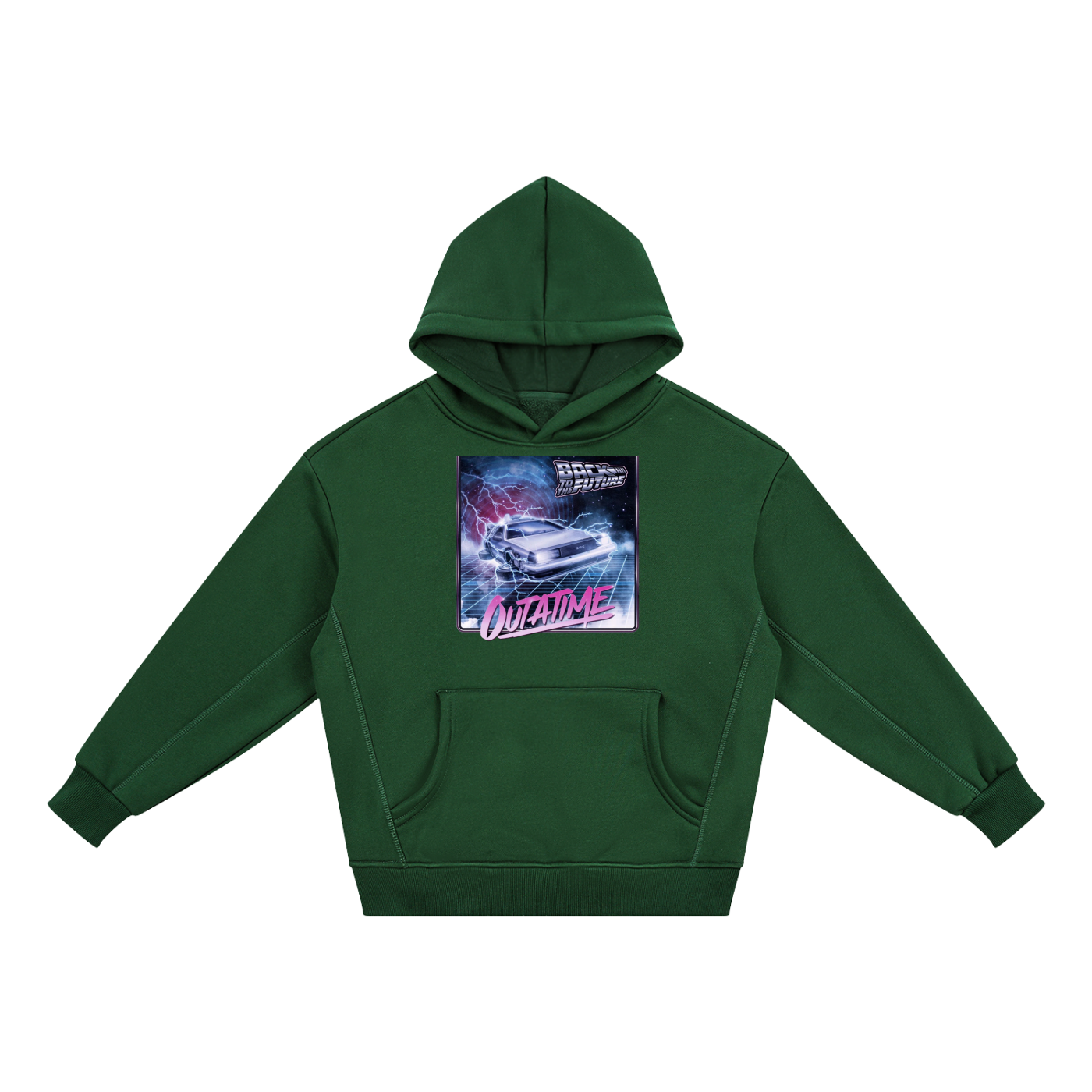 Back 2 The Future Essential Kids' Fleece Hoodie