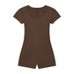 Women's Dual-Function Cape Tie-Waist Romper