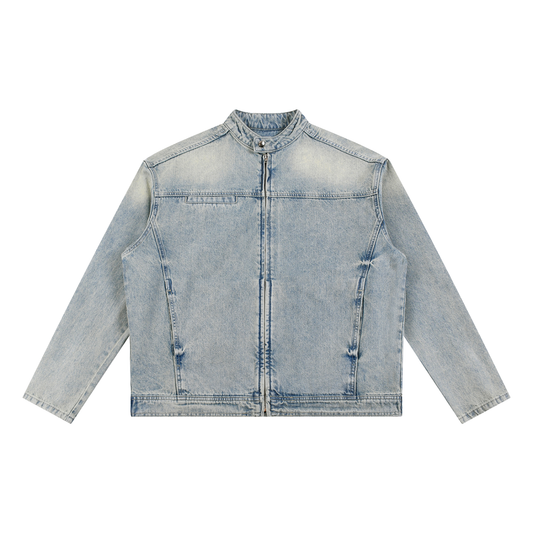 Original vintage Wash Zip Denim Jacket