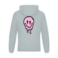 Graphic styled Melted Smiley Soft Hooded Sports Jacket