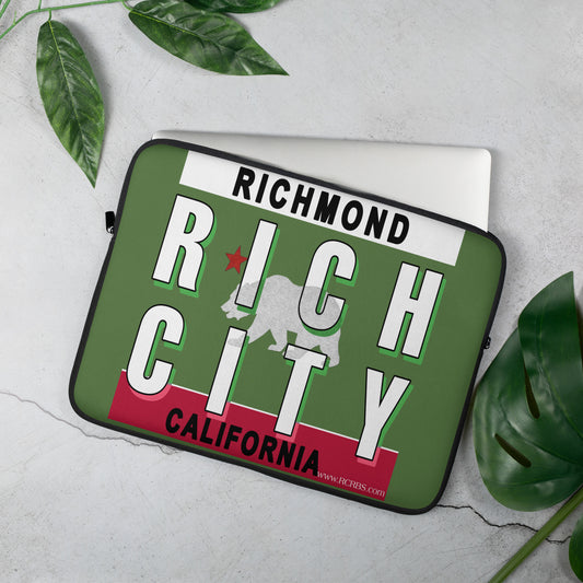 "RichCity_Global" "Cali" Laptop Sleeve