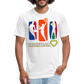 "RichCity_Global" I Love Basketball" Fitted Cotton/Poly T-Shirt by Bestia - white