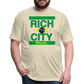 "RichCity_Global "Brazil" Fitted Cotton/Poly T-Shirt by Bestia_Graphics - heather cream