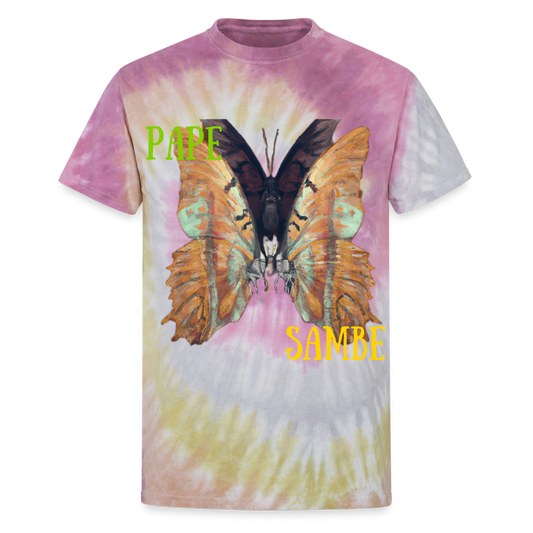 "Bestia_Global" "Pape Sambe" Fitted Cotton/Poly T-Shirt by Bestia_Graphics - Desert Rose