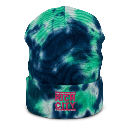 "Bestia_Global" "RichCity" Tie-dye beanie