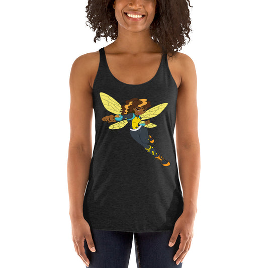 "510_Athletics" "Bumble Bea" Women's Racerback Tank