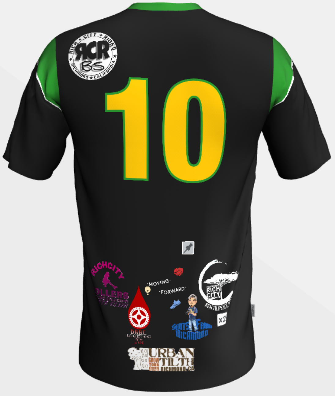 RichCity Rides Bike/Skate Cooperative x Owayo Sports -Brazil_Soccer_Jersey - Sustainable Clothing Collection