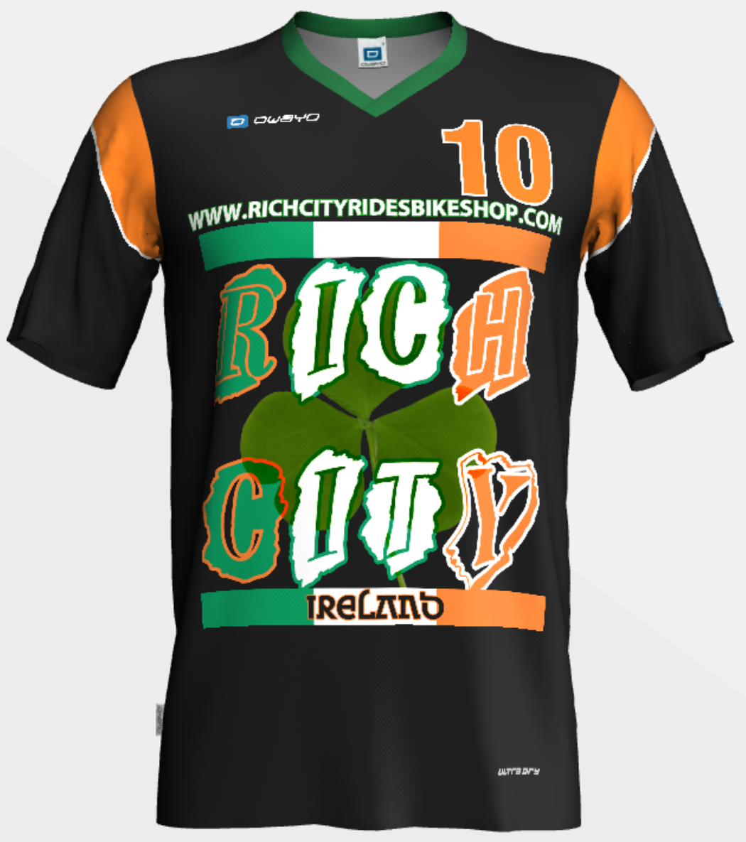 RichCity Rides Bike/Skate Cooperative x Owayo Sports - Ireland_Soccer_Jersey - Sustainable Clothing Collection