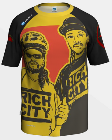 RichCity Rides Bike/Skate Cooperative x Owayo Sports -"Step-Bro's"_MTB_Jersey - Sustainable Clothing Collection