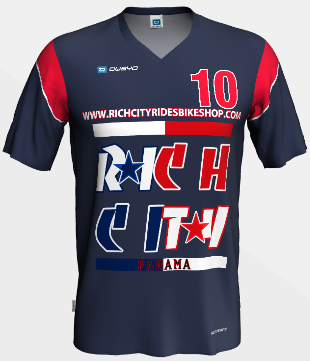 RichCity Rides Bike/Skate Cooperative x Owayo Sports -Panama_Soccer_Jersey - Sustainable Clothing Collection