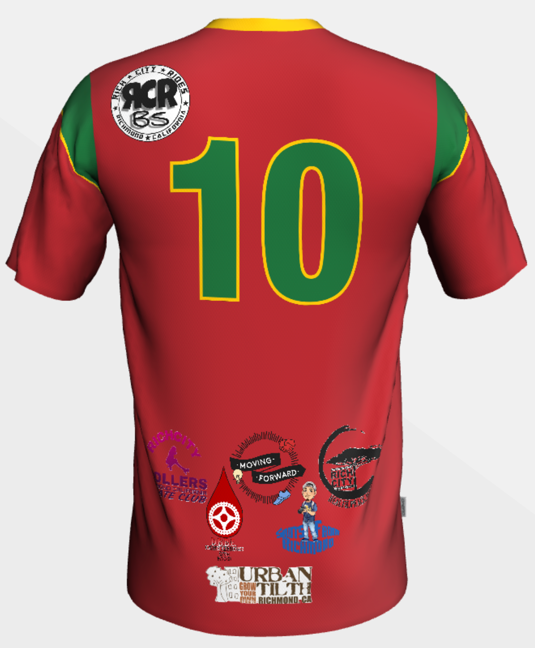 RichCity Rides Bike/Skate Cooperative x Owayo Sports -Senegal_Soccer_Jersey - Sustainable Clothing Collection