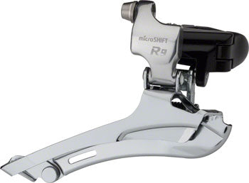 microSHIFT R9 Front Derailleur 9-Speed Double, 52T Max, 31.8/34.9 Band Clamp, Shimano Compatible