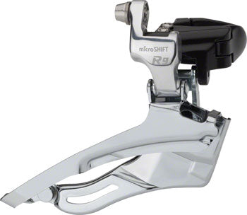 microSHIFT R9 Front Derailleur 9-Speed Triple, 50/39/30T, 31.8/34.9 Band Clamp, Shimano Compatible