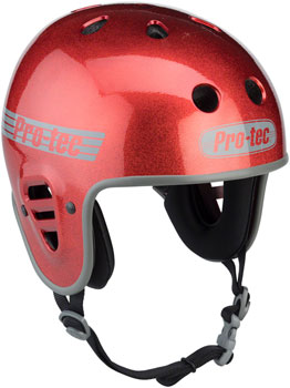 ProTec Full Cut Helmet - Red Flake, X-Large