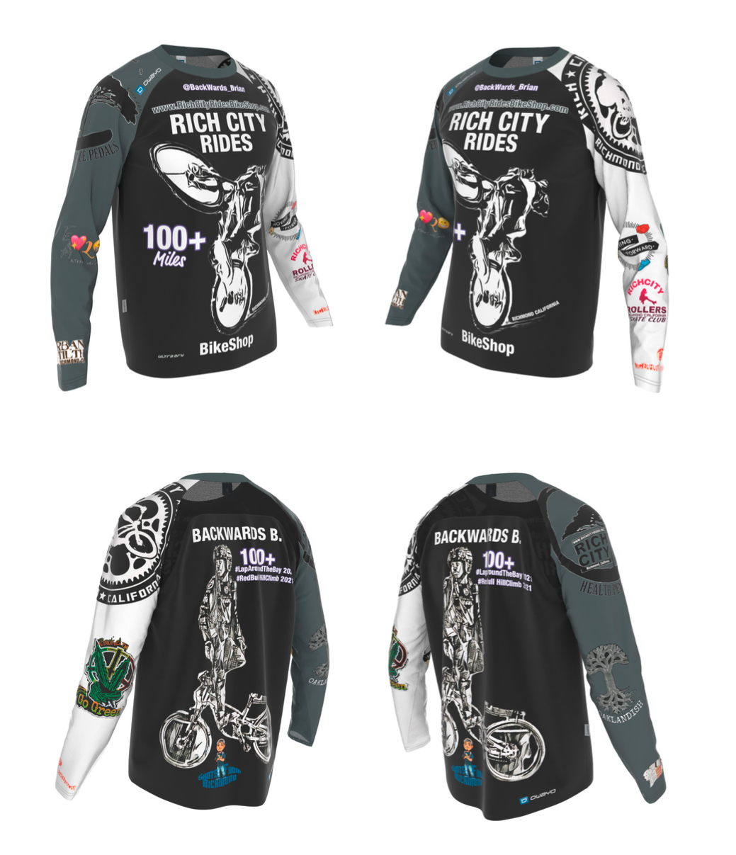 RichCity Rides Bike/Skate Cooperative x Owayo Sports - MTB_Long sleeve_Jersey - Sustainable Clothing Collection