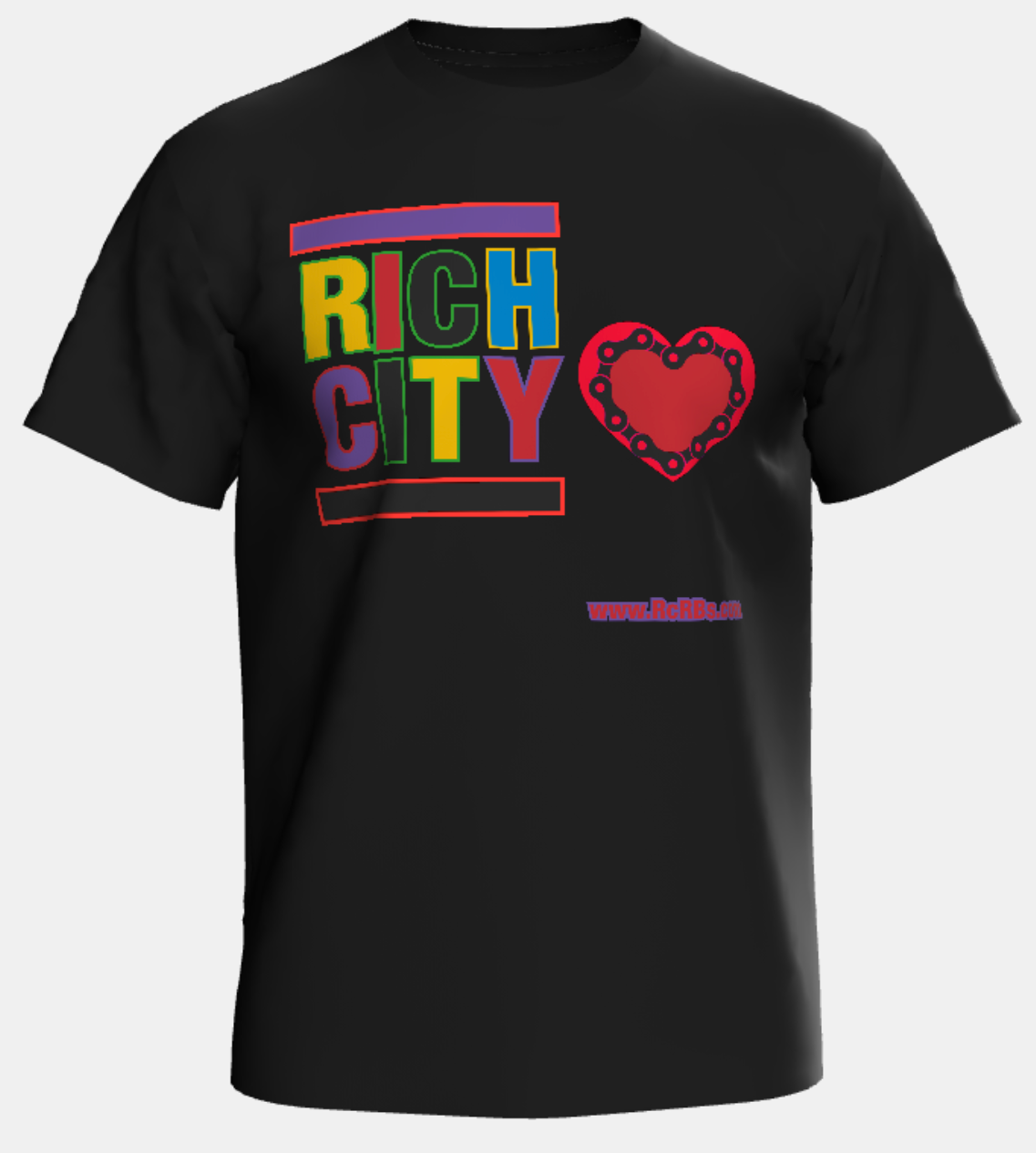 New 2023 RichCity Rides Bike/Skate Cooperative -"The Love is Real"- Sustainable Clothing Collection
