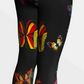 Designer / Custom YOGA PANTS YPH5 LIGHT "RichCity" Butterflies !!!!!! ON SALE !!!!!! FINAL SALE PRICE AT CHECKOUT