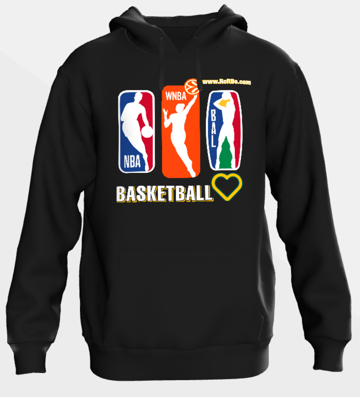 "Evry1's Brand" Rich City Hoodie w/ "BasketBall African League" BHM