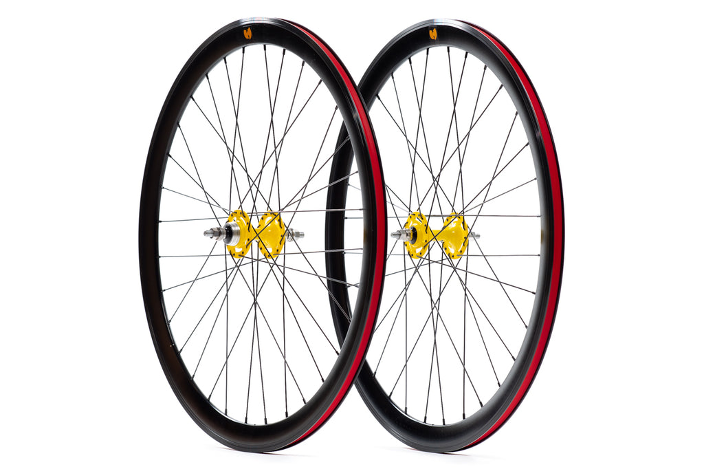State Bicycle Co. x Wu-Tang Clan - Deep V Fixed-Gear Wheelset (Flip-Flop Hub)